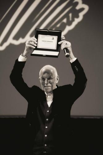 Gabriele Salvatores riceve il premio Fellini
